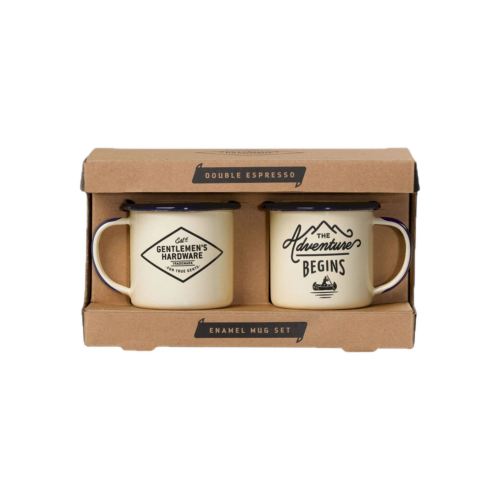 Kubki emaliowane do espresso