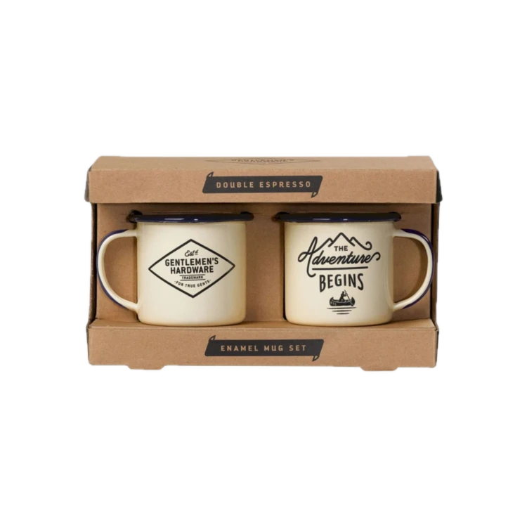 Kubki emaliowane do espresso