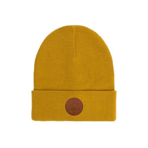 Beanie musztardowa