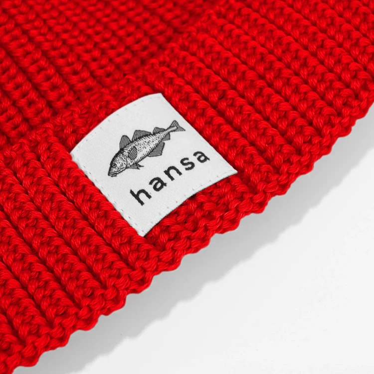 Hansa beanie czerwona