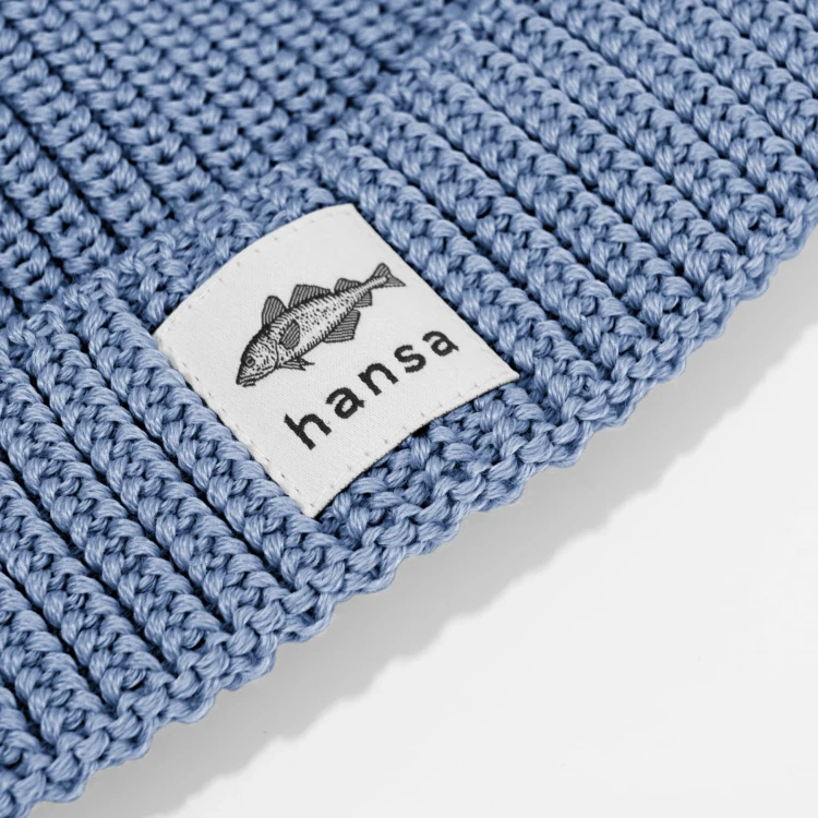 Hansa beanie niebieska