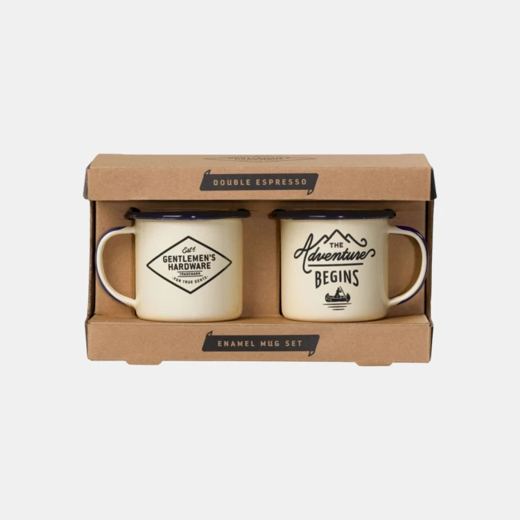 Kubki emaliowane do espresso