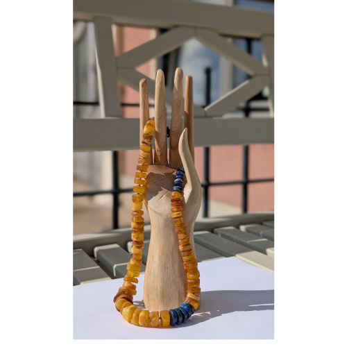 Bursztyn lapis lazuli